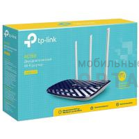 Беспроводной маршрутизатор TP-Link Archer C20(RU) AC750 10/100BASE-TX синий 3вншн. антенны