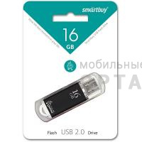 Флешка USB 16 Гб Smartbuy  V-Cut  чёрный Флешка USB 16 Гб Smartbuy  V-Cut  чёрный