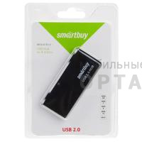 USB - Xaб Smartbuy 4 порта, чёрный (SBHA-6110-K) (1/5)