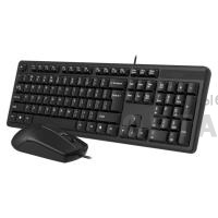 Набор компьютерный клавиатура + мышь A4TECH KK-3330 клав:черный мышь:черный USB Набор компьютерный клавиатура + мышь A4TECH KK-3330 клав:черный мышь:черный USB