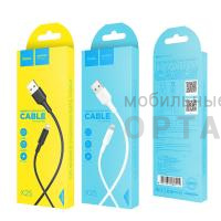Кабель USB to Lightning HOCO X25 Soarer, 1m, 2.0A,  белый