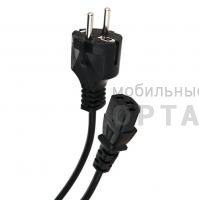 Кабель компьютер - розетка EU 220V (прямой) <5.0м> Telecom  <TP021-5.0-BK> (1/50)