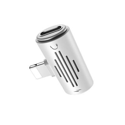 Переходник 8 pin - 2x 8 pin(f) BOROFONE BV6 Comfortable, круглый, , пластик, цвет: белый (1/150/900)