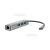 Кабель-концентратор USB 3.1 Type-Cm --> RJ-45+3port USB3.0(f) Aluminum Shell VCOM <DH311A> (1/150) Кабель-концентратор USB 3.1 Type-Cm --> RJ-45+3port USB3.0(f) Aluminum Shell VCOM <DH311A> (1/150)